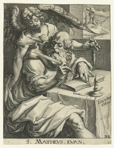 Evangelist Matthew by Jacob de Gheyn (II) (workshop of)