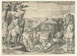 Cavalry Battle by Jacob de Gheyn (II) (workshop of)