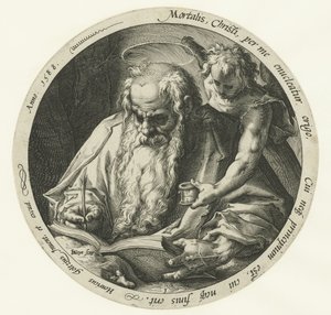 Evangelist Matthew (The Four Evangelists series) by Jacob de Gheyn (II)