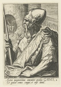 Patriarch Gad (The Patriarchs of Israel) (The Twelve Sons of Jacob) by Jacob de Gheyn (II)