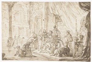 Christ and the Adulterous Woman by Jacob de Wet (II)