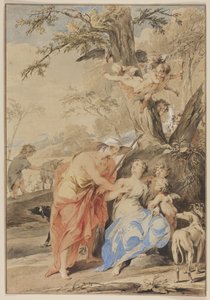 Jupiter and Mnemosyne, 1733