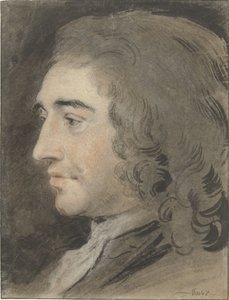 Portrait of a Man, Facing Left by Jacob de Wit