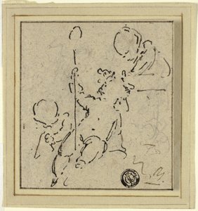 Three Putti by Jacob de Wit