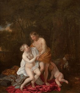 Venus and Adonis by Jacob or Jacques van Loo