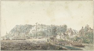 The Lock at the Grebbe between Rhenen and Wageningen