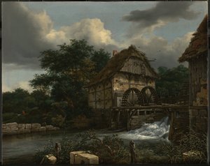 Two Watermills and an Open Sluice