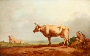 Cows in the Pasture by Jacob van Strij