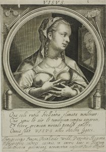 Sight, Plate One from The Five Senses by Jacob van der Heyden