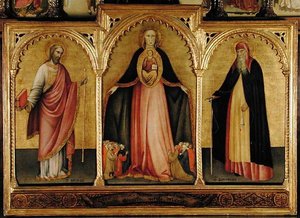 Virgin and Child with St. James the Greater and St. Anthony by Jacobello del Fiore