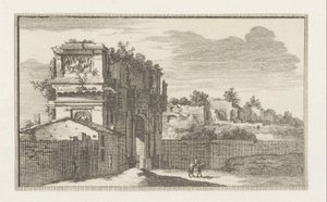 Arch of Constantine in Rome by Jacobus Baptist