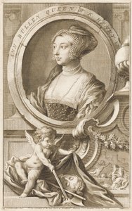 Anne Boleyn by Jacobus Houbraken