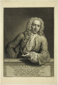 J. Burmannus by Jacobus Houbraken