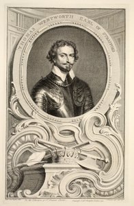 Portrait of Thomas Wentworth, Earl of Stratford by Jacobus Houbraken