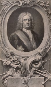 Sir Robert Walpole, English Statesman and Prime Minister by Jacobus Houbraken