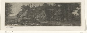 Landscape with Three Farms by Jacobus Ludovicus Cornet