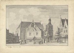 The Church, Weigh House and Fish Market in Workum