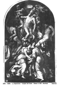 The Deposition by Jacopino del Conte