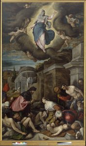 St. Roch Visits the Plague Victims, c.1575 by Jacopo Bassano