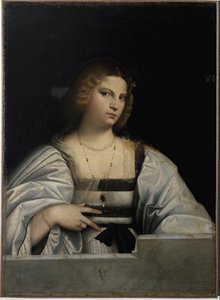 Portrait of a lady, Allegory of Virginity