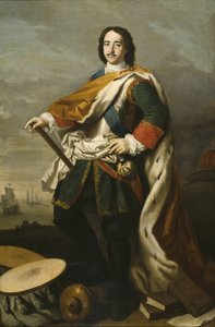 Portrait of Emperor Peter I the Great (1672-1725)