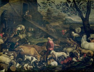 Animals Entering the Ark