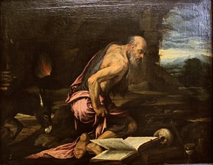 The Penitent Saint Jerome by Jacopo Bassano