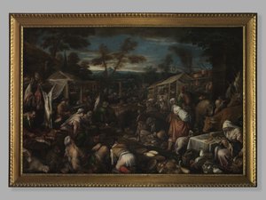 The Great Market by Jacopo Bassano