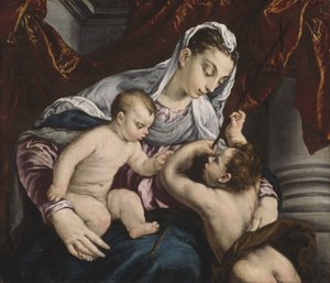 Virgin and Child with the Young Saint John the Baptist, 1560-65