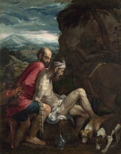 The Good Samaritan by Jacopo Bassano il vecchio