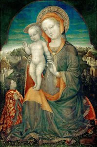 The Madonna of Humility Adored by Lionello d