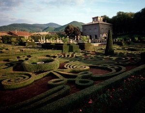 View of Villa Lante by Jacopo Vignola