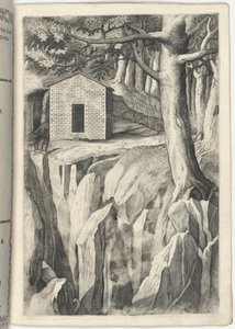 Monastic Cell of the Blessed John of La Verna (plate T) by Jacopo Ligozzi