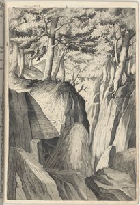 The Prominent Rock (plate I) by Jacopo Ligozzi
