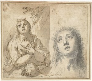 Penitent Magdalene in a Landscape