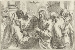 Christ and the Adulterous Woman by Jacopo Palma (il Giovane)