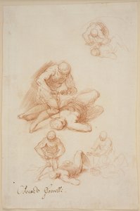 Four Studies for the Martyrdom of St Licerius by Jacopo Palma