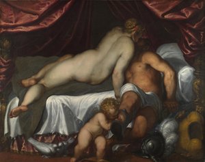 Mars and Venus by Jacopo Palma il Giovane the Younger