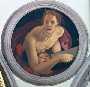 St. Matthew, Tondo from the Cupola of the Evangelists by Jacopo Pontormo