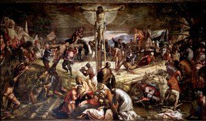 Crucifixion by Tintoretto by Jacopo Robusti Tintoretto