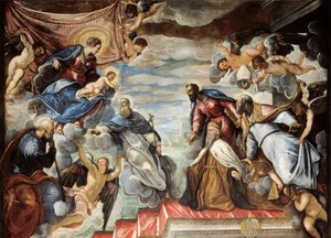 Doge Nicolo da Ponte Kneeling in Front of the Virgin