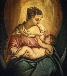 Nursing Madonna by Jacopo Robusti Tintoretto