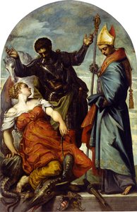 Saint Louis of Toulouse and Saint George, 1552