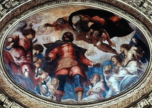 San Rocco in Glory by Jacopo Robusti Tintoretto