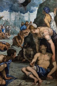 St. Augustine heals the lame (detail) by Jacopo Robusti Tintoretto