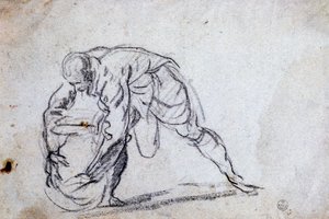 Study for Bent Male Figure