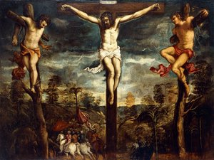 The Crucifixion by Jacopo Robusti Tintoretto