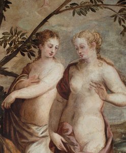 The Judgement of Paris (Detail) by Jacopo Robusti Tintoretto