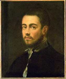 Young Man with Beard by Jacopo Robusti Tintoretto