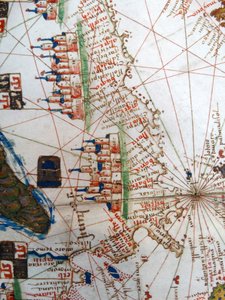 Renaissance map of Europe (after Jacopo Russo), 1528 by Jacopo Russo